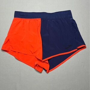 Brooks Men’s Sherpa 3” Split Navy Running Shorts Size Small